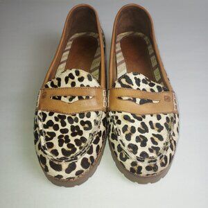 Sperry Top-Sider Hayden Penny Loafer Leopard print.